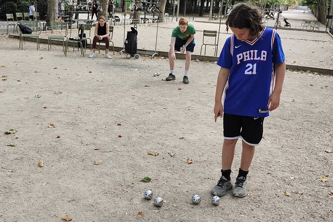 Play Petanque in a Unique Parisian Park - Comfortable Private Transportation