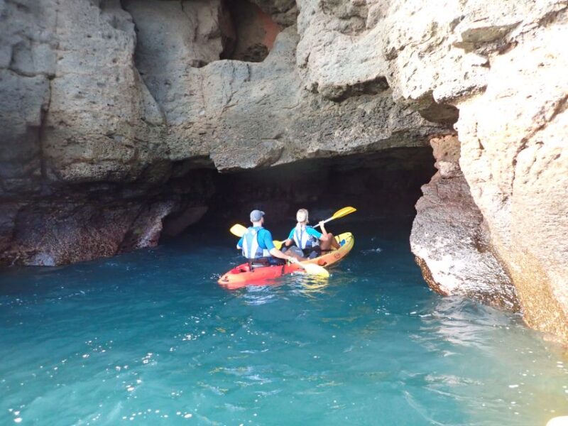 Playa De Mogán: Guided Kayak to Caves and Snorkeling Tour - Key Activities