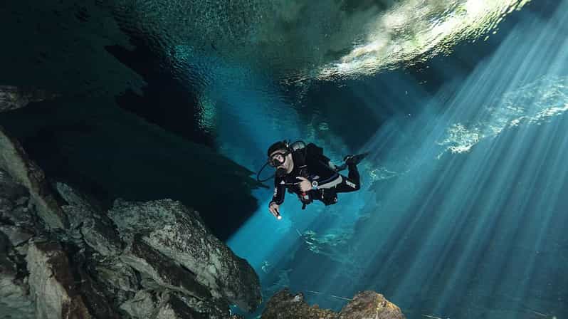 Playa Del Carmen: High-Octane Cenote Diving Combo - Diving Experience