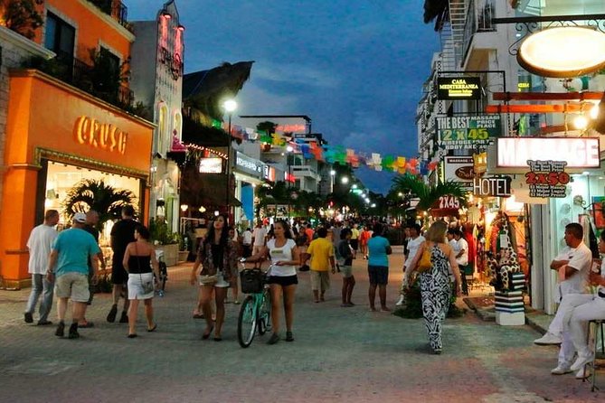 Playa Del Carmen Shopping Tour Fifth Avenue and Mamitas Beach Club - Booking and Cancellation