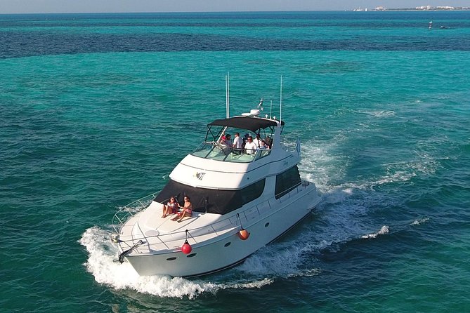 Playa Mujeres Rent a Yacht 4hrs With Food and Drinks Aboard CA55 - Meeting Points