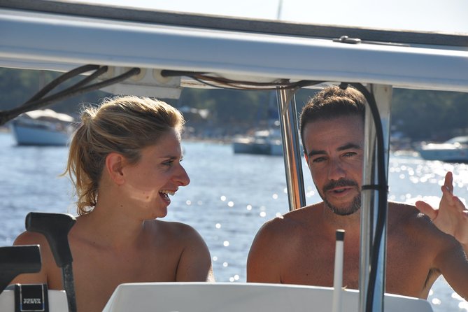 Playa Sa Roqueta Private Catamaran Trip - Sailing the Catamaran