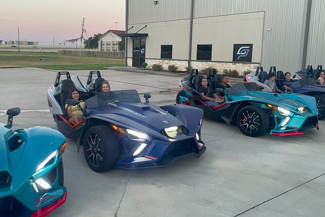 Polaris Slingshot Guided Tour in Houston - Included Helmet and Meeting Location