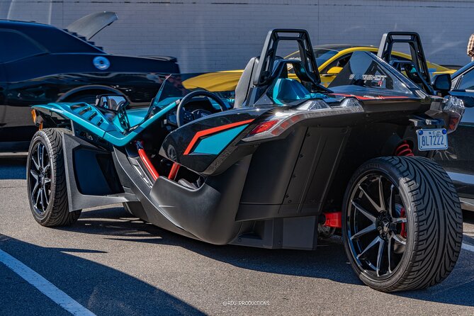 Polaris Slingshot Type R Rental in Morrisville - Activity and End Point