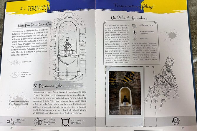 PolaTour The 17 Fountains of the Contradas of Siena - Photography in the Contradas