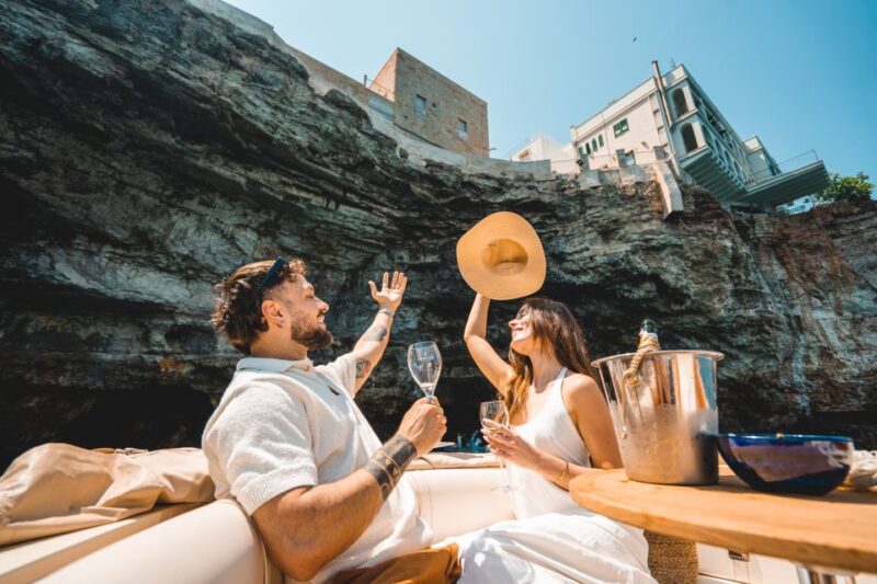 Polignano a Mare: Private Cruise With Champagne - Grotta Azzurra