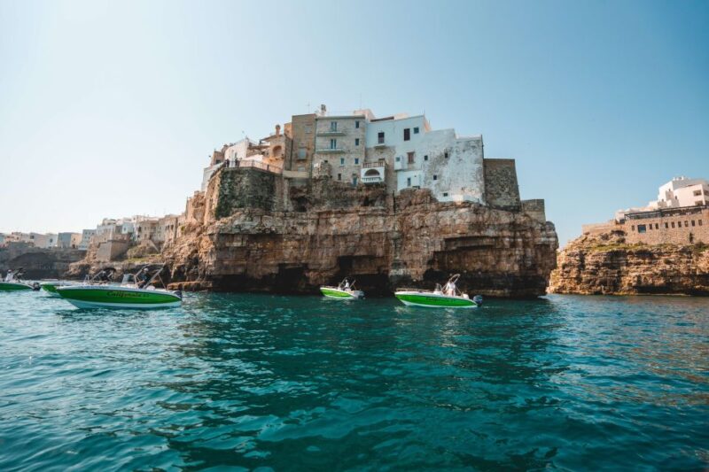 Polignano a Mare: Private Speedboat Cave Trip With Aperitif - Duration and Pricing
