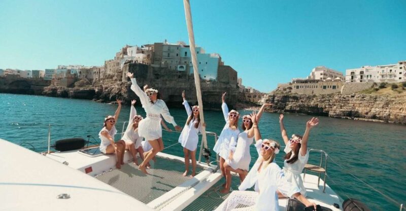 Polignanos Catamaran Trip With Aperitif and Food - Inclusions
