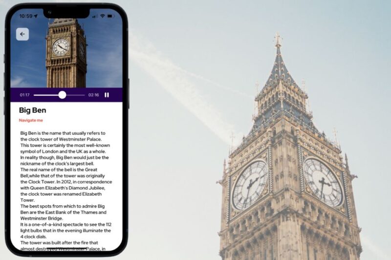 Political London Self Guided Audio Tour - Audio Commentary Languages