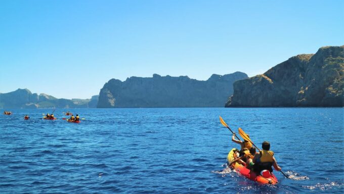 Pollença: Kayak and Coasteering Cliff Jumping - Booking and Availability