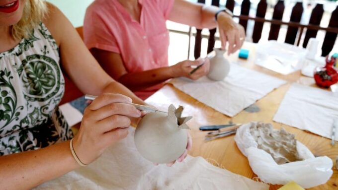 Pomegranate Whispers: Clay Crafting With Alina Gishyan - Participant Inclusion