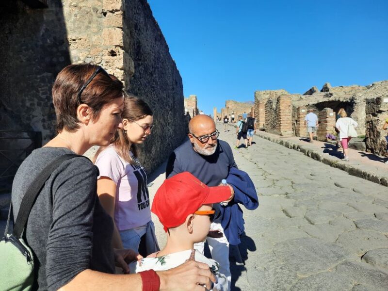 Pompeii Private Tour for Kids and Their Families - Inclusions and Exclusions