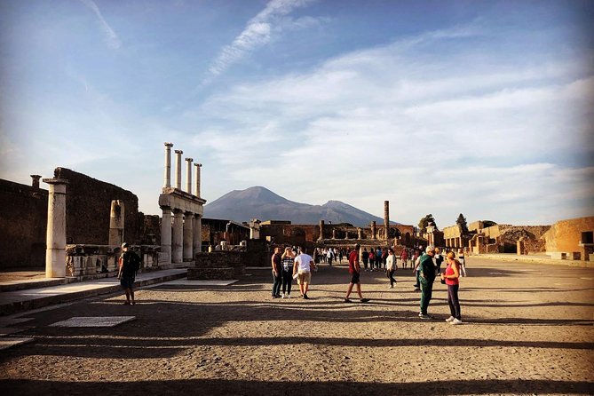 Pompeii & Vesuvius With Lunch & Wine Tasting From Positano - Lunch at a Local Winery