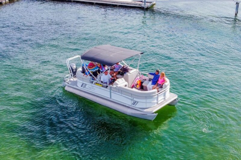 Pontoon Boat Rental - 4 Hour Rental or 8 Hour Rental - Key Points