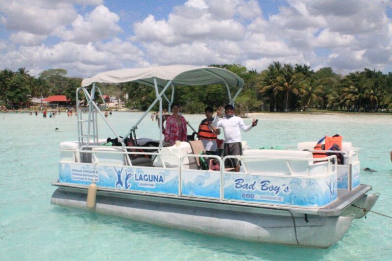 Pontoon Tour in Bacalar Seven Colors Lagoon - Booking Information