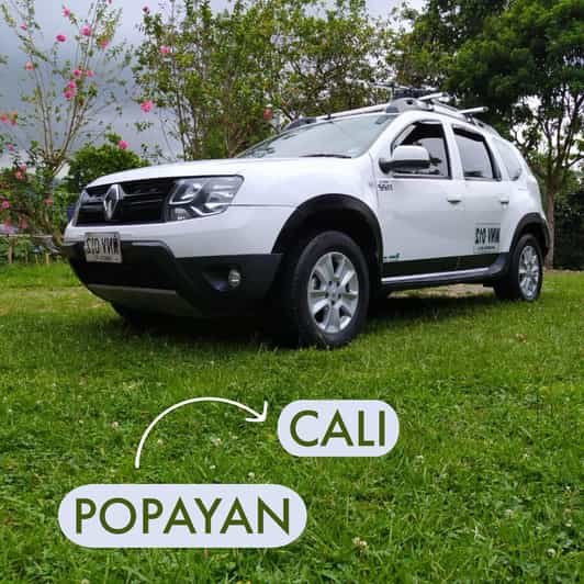 Popayán: Private Transfer to Cali - Duration and Route