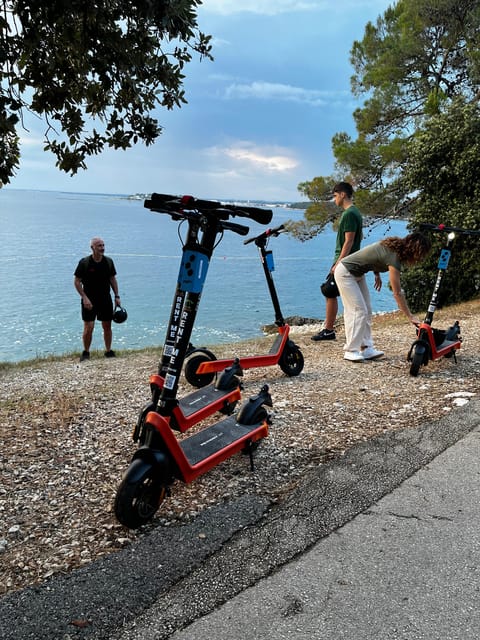 Porec-Green Lagoon E-Scooter Tour by Zippy Wheels - E-Scooter Handling