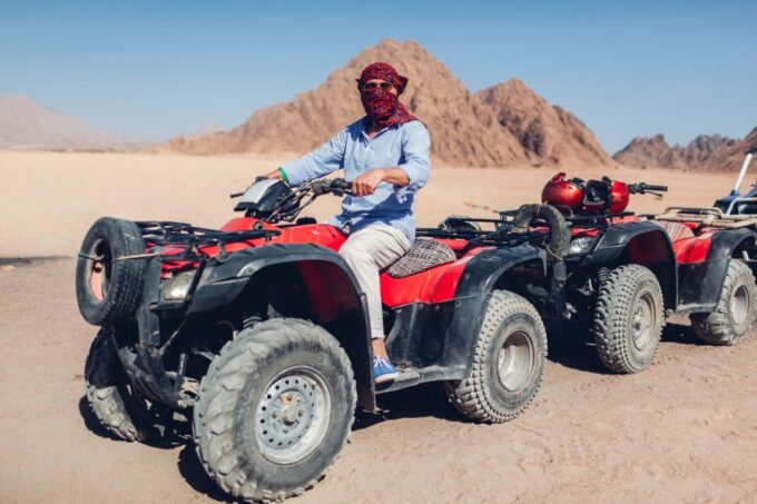 Port Ghalib: Sunset Safari ATV Quad W/ BBQ Dinner and Show - Frequently Asked Questions