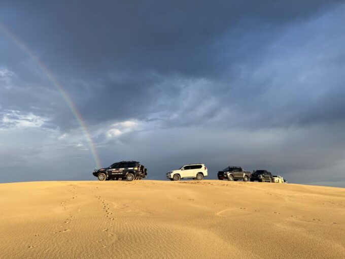 Port Stephens: Stockton Sand Dunes 4WD Tag-Along Tour - Meeting Point and Arrival Time