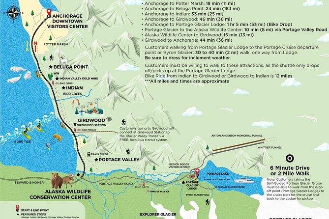 Portage Glacier Cruise a Self-Guided Tour - Booking and Confirmation