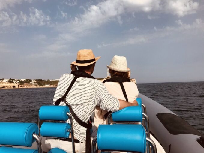 Portimão: Benagil Cave, Marinha Beach Speedboat Tour - Discovering Marinha Beach