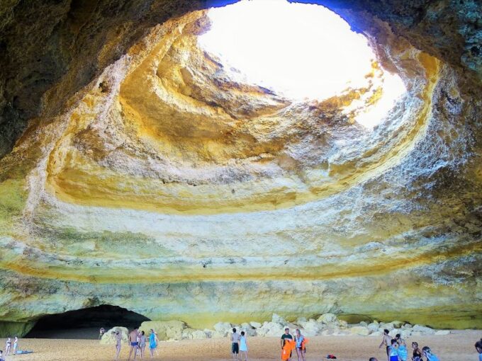 Portimão: Benagil Caves & Golden Coast Eco Catamaran Tour - Scenic Journey