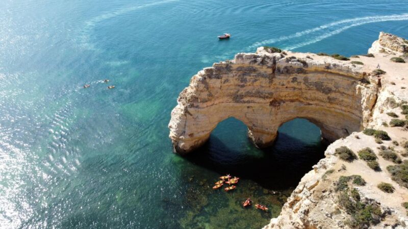 Portimão: Benagil Caves Speedboat and Kayak Guided Tour - Key Points