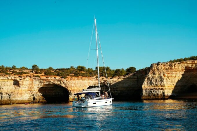 Portimao: Half-Day Sailing Yacht Cruise to the Benagil Caves - Departure and Duration