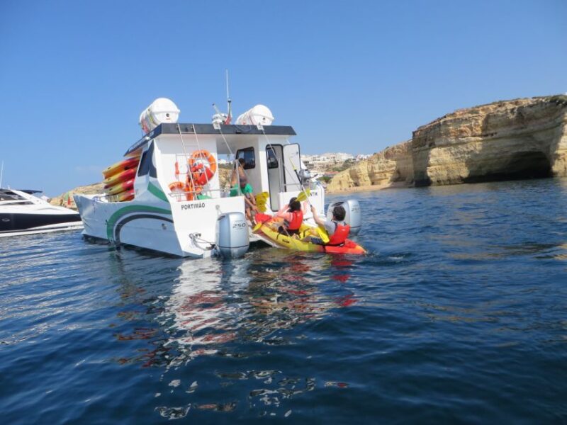 Portimão: Kayak Tour of Benagil Caves - Highlight: Catamaran Cruise