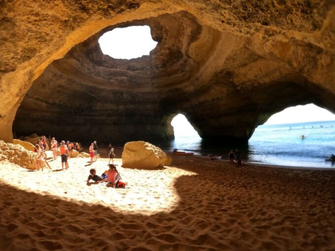 Portimão: Private Benagil Caves Catamaran and Kayak Tour - Highlights of the Tour