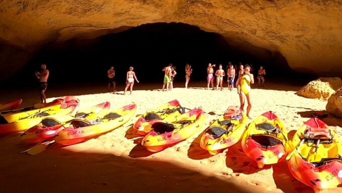 Portimão: Private Benagil Caves Catamaran and Kayak Tour - Onboard Amenities