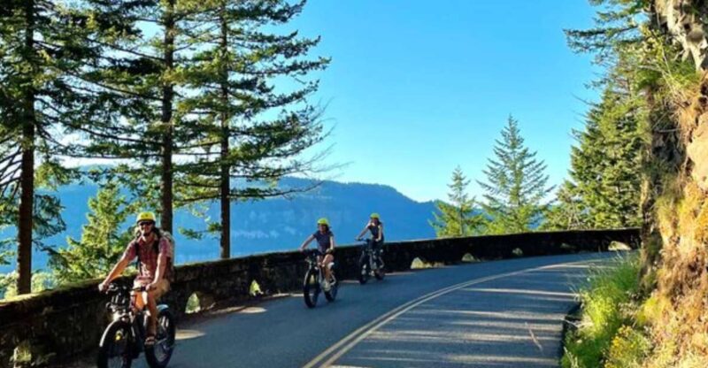 Portland: Multnomah Falls E-Bike Tour in the Columbia Gorge - Tour Highlights