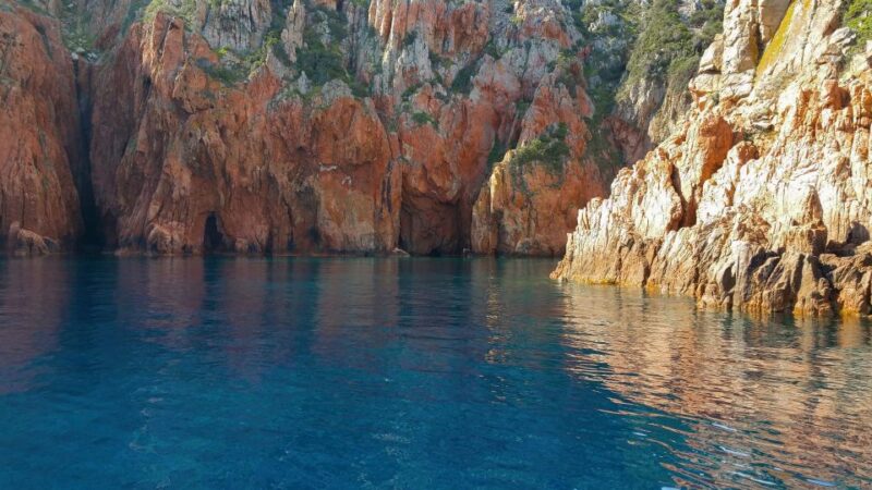 Porto: Creeks of Piana & Capo Rosso Guided Boat Tour - Plage De Ficajola Beach