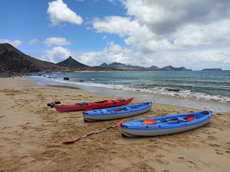 Porto Santo: Kayak Tour From Ponta Calheta - Kayaking to Zimbralinho Beach