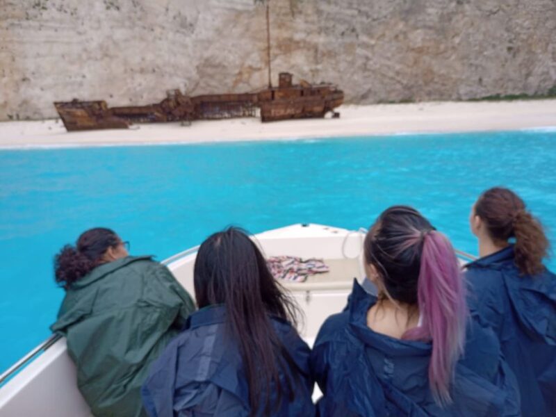 Porto Vromi: Navagio Beach & Blue Caves Private Boat Tour - Itinerary Highlights
