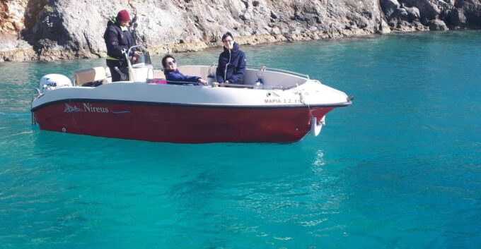 Porto Vromi: Navagio Beach & Blue Caves Private Boat Tour - Visiting Shipwreck Beach