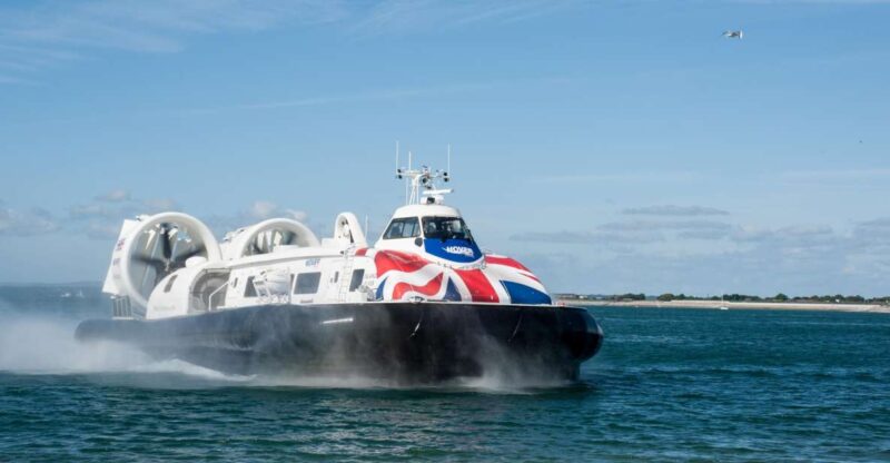 Portsmouth: Hovercraft Flight to the Isle of Wight - Exploring the Isle of Wight