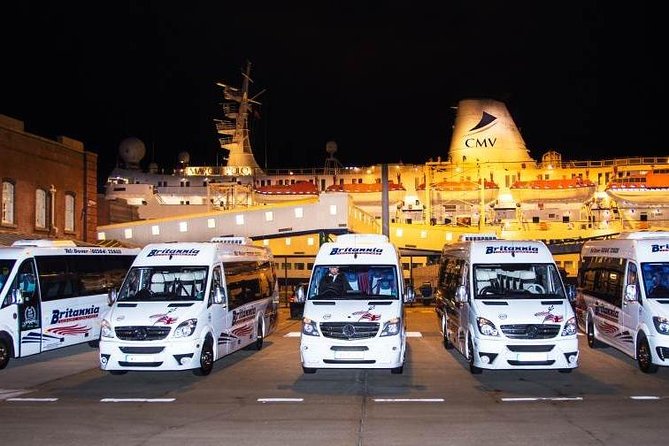 Post-Cruise; Dover to London Airports, Transport Hub or Hotel Transfer - Quick Points