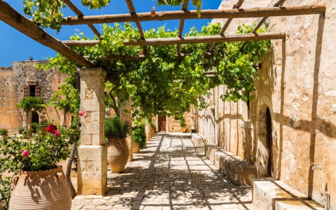 Potamon Dam, Arcadian Monastery, Three Gorges, Preveli Palms, Lunch - Delightful Lunch Option