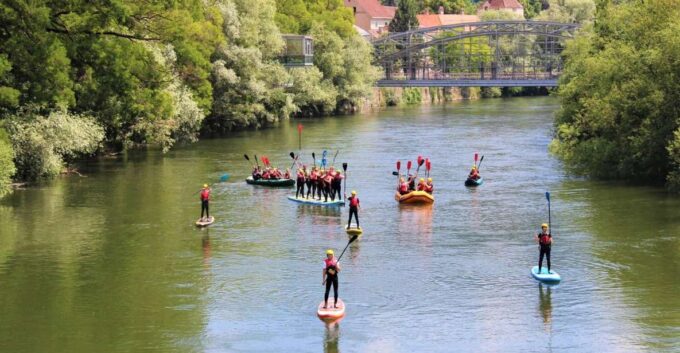 Potschnosstour 14 Km St. Michael- Leoben With a Canoe or SUP - Vintage Fire Brigade Bus Ride