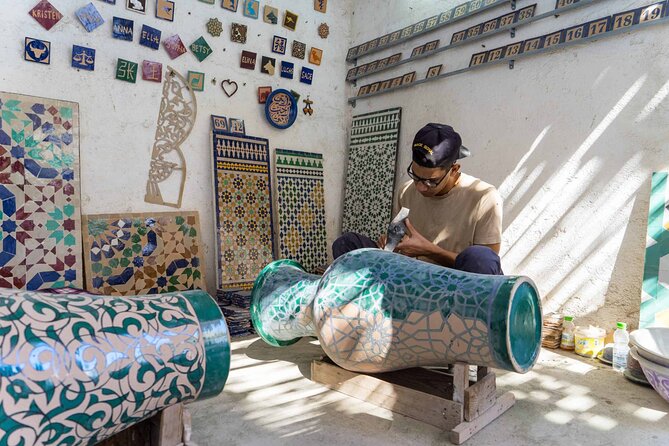 Pottery and Mosaic Workshop: Make Your Own Pot - Fes, Morocco - Mosaic Design and Creation