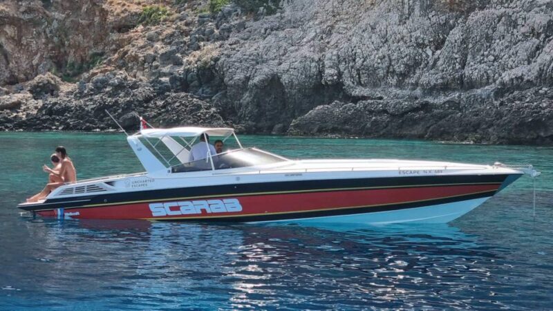 Power Boat to Menies, Chironisia & Thodorou Island Half Day - Itinerary and Duration