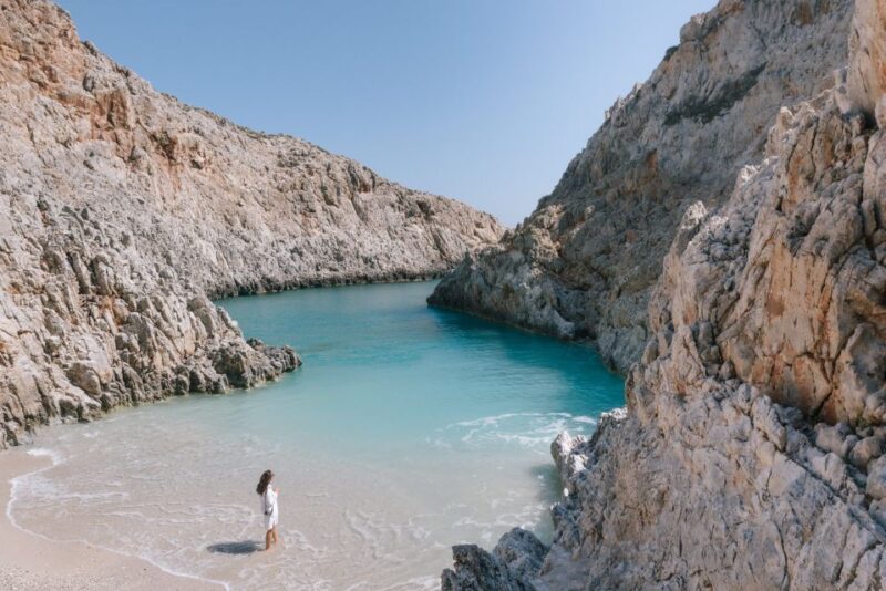 Powerboat Tour Stavros, Akrotiri, Marathi, Seitan Limania - Itinerary Overview