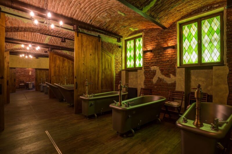 Prague: Beer and Wine Spa Bath With Salt Cave Experience - Facilities and Amenities