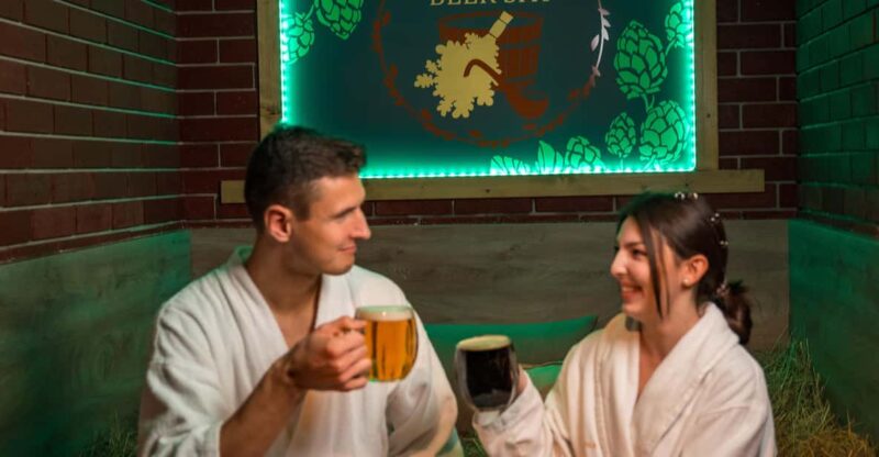Prague: Beer Spa Experience With Unlimited Beer, and Sauna - Key Points
