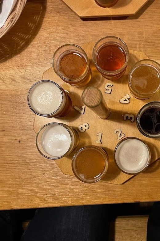 Prague Beer Tasting - 8 Types of Czech Beer Included - Beer Selection