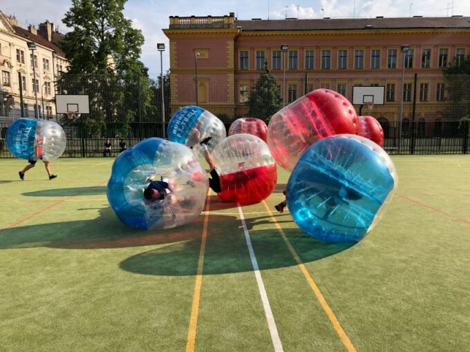 Prague: Bubbles Football in City Centre of Prague - Pricing and Availability