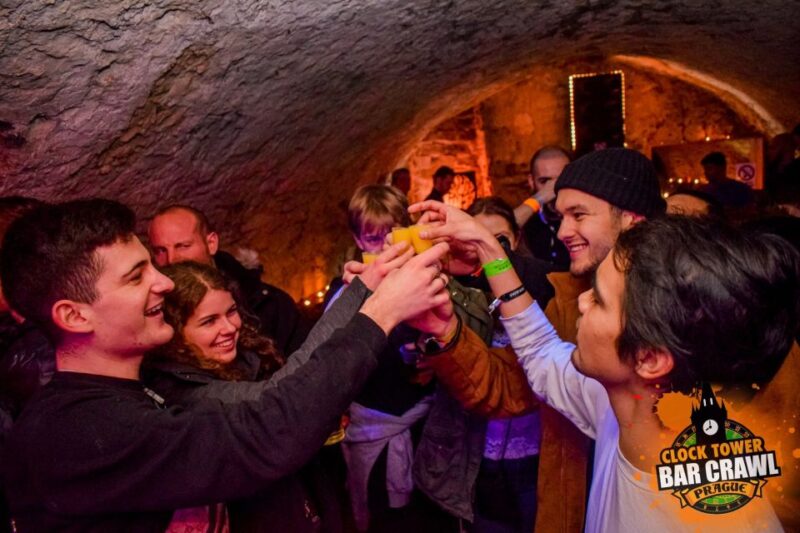 Prague: Clock Tower Bar Crawl With Drinks and Shots - Included Features