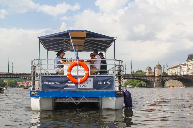 Prague Cycle Boat - The Swimming Beer Bike - Highlights of the Tour