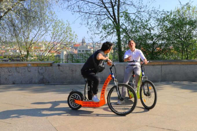 Prague: E-Bike/E-Scooter Viewpoint Tour - Positive Feedback